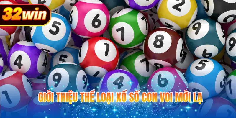 Giới thiệu thể loại xổ số con voi mới lạ